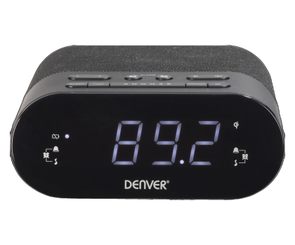 Radio i budzik Denver Radiobudzik Denver CRQ-107 z ładowarką indukcyjną